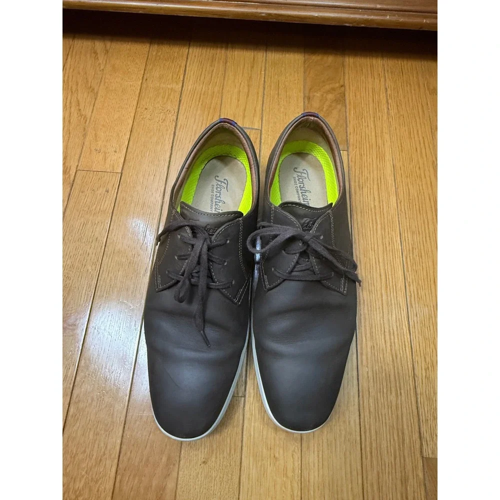 Florsheim Mens Leather Comfortech‎ Ortholite Brown Lace Up Dress Shoes Size 9.5M